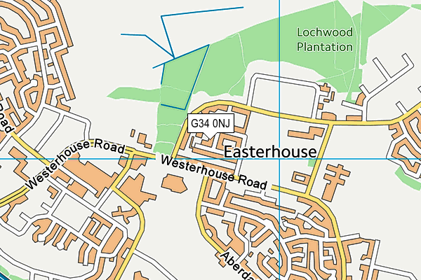 G34 0NJ map - OS VectorMap District (Ordnance Survey) G34 0NJ map - OS VectorMap District (Ordnance Survey)