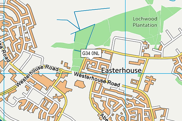 G34 0NL map - OS VectorMap District (Ordnance Survey) G34 0NL map - OS VectorMap District (Ordnance Survey)