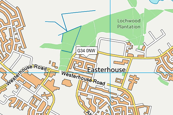 G34 0NW map - OS VectorMap District (Ordnance Survey) G34 0NW map - OS VectorMap District (Ordnance Survey)