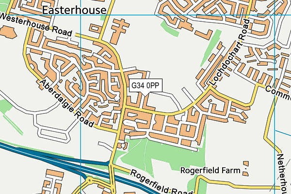 G34 0PP map - OS VectorMap District (Ordnance Survey) G34 0PP map - OS VectorMap District (Ordnance Survey)