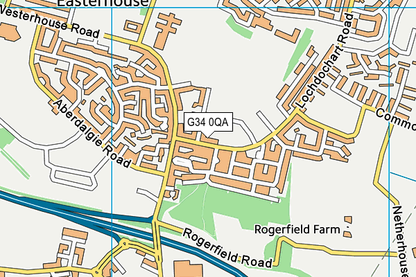 G34 0QA map - OS VectorMap District (Ordnance Survey) G34 0QA map - OS VectorMap District (Ordnance Survey)