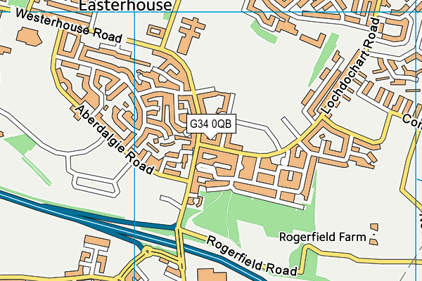 G34 0QB map - OS VectorMap District (Ordnance Survey) G34 0QB map - OS VectorMap District (Ordnance Survey)