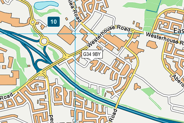G34 9BY map - OS VectorMap District (Ordnance Survey) G34 9BY map - OS VectorMap District (Ordnance Survey)