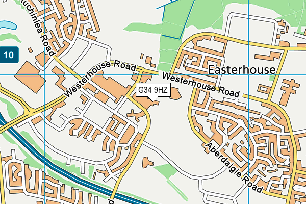 G34 9HZ map - OS VectorMap District (Ordnance Survey) G34 9HZ map - OS VectorMap District (Ordnance Survey)
