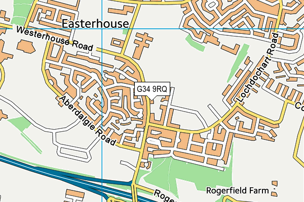 G34 9RQ map - OS VectorMap District (Ordnance Survey) G34 9RQ map - OS VectorMap District (Ordnance Survey)