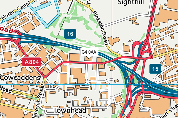 G4 0AA map - OS VectorMap District (Ordnance Survey) G4 0AA map - OS VectorMap District (Ordnance Survey)