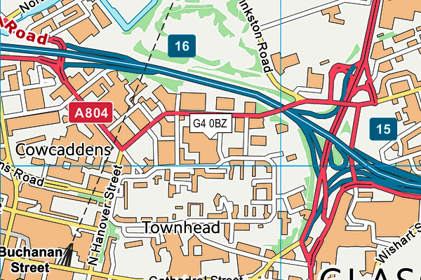 G4 0BZ map - OS VectorMap District (Ordnance Survey) G4 0BZ map - OS VectorMap District (Ordnance Survey)
