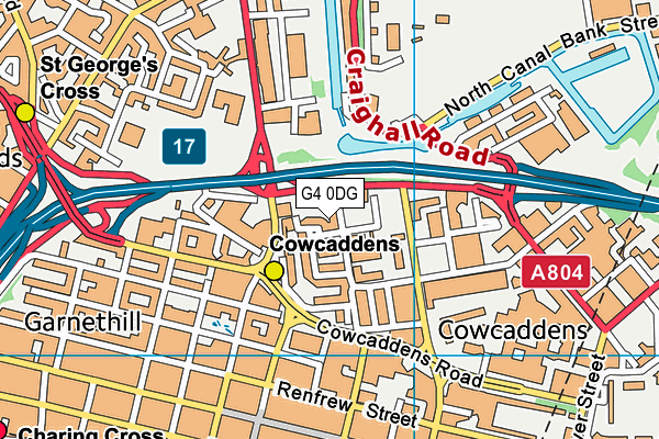 G4 0DG map - OS VectorMap District (Ordnance Survey) G4 0DG map - OS VectorMap District (Ordnance Survey)