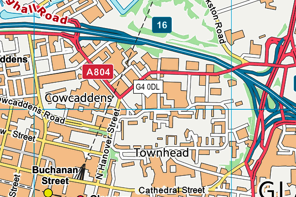 G4 0DL map - OS VectorMap District (Ordnance Survey) G4 0DL map - OS VectorMap District (Ordnance Survey)