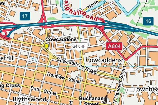 G4 0HF map - OS VectorMap District (Ordnance Survey) G4 0HF map - OS VectorMap District (Ordnance Survey)