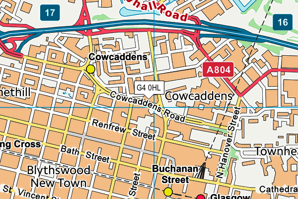 G4 0HL map - OS VectorMap District (Ordnance Survey) G4 0HL map - OS VectorMap District (Ordnance Survey)