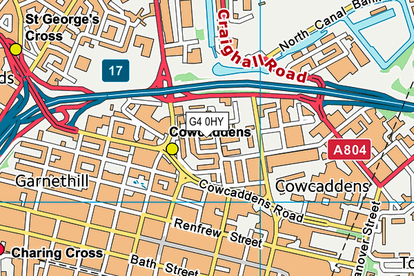 G4 0HY map - OS VectorMap District (Ordnance Survey) G4 0HY map - OS VectorMap District (Ordnance Survey)