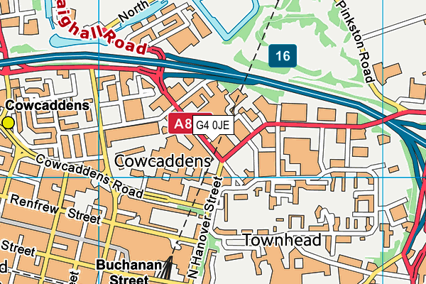 G4 0JE map - OS VectorMap District (Ordnance Survey) G4 0JE map - OS VectorMap District (Ordnance Survey)