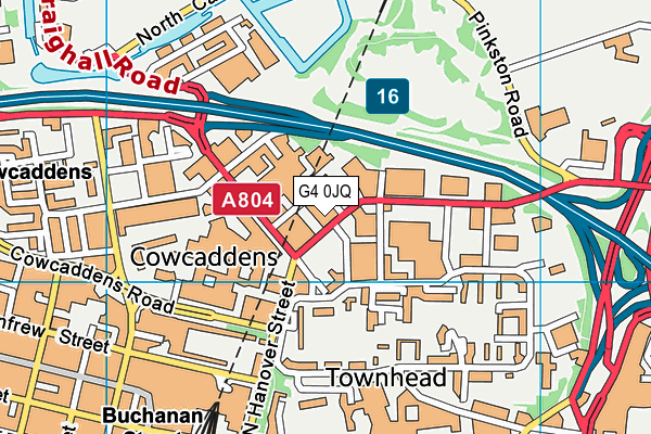 G4 0JQ map - OS VectorMap District (Ordnance Survey) G4 0JQ map - OS VectorMap District (Ordnance Survey)