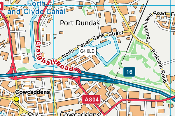 G4 0LD map - OS VectorMap District (Ordnance Survey) G4 0LD map - OS VectorMap District (Ordnance Survey)