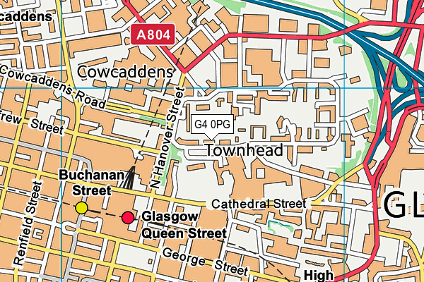 G4 0PG map - OS VectorMap District (Ordnance Survey) G4 0PG map - OS VectorMap District (Ordnance Survey)