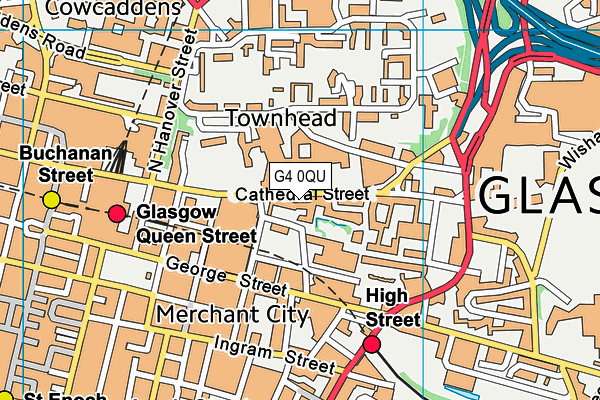 G4 0QU map - OS VectorMap District (Ordnance Survey) G4 0QU map - OS VectorMap District (Ordnance Survey)