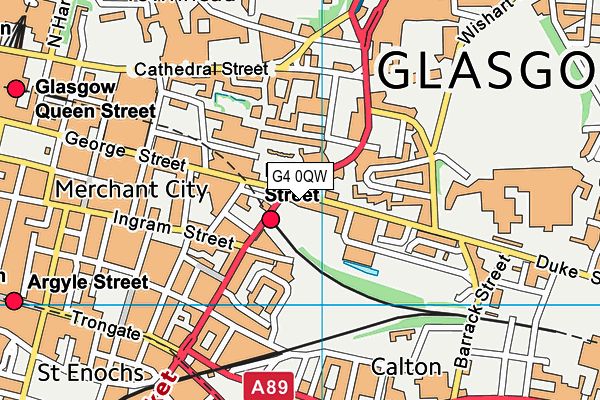 G4 0QW map - OS VectorMap District (Ordnance Survey) G4 0QW map - OS VectorMap District (Ordnance Survey)
