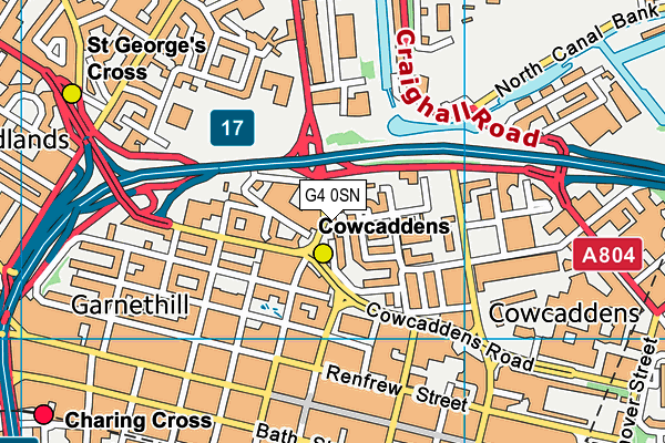 G4 0SN map - OS VectorMap District (Ordnance Survey) G4 0SN map - OS VectorMap District (Ordnance Survey)