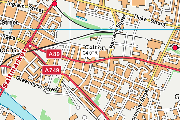 G4 0TR map - OS VectorMap District (Ordnance Survey) G4 0TR map - OS VectorMap District (Ordnance Survey)