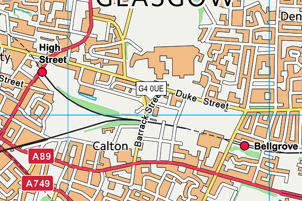 G4 0UE map - OS VectorMap District (Ordnance Survey) G4 0UE map - OS VectorMap District (Ordnance Survey)