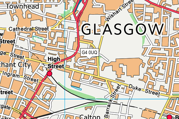 G4 0UQ map - OS VectorMap District (Ordnance Survey) G4 0UQ map - OS VectorMap District (Ordnance Survey)