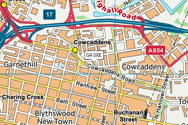 G4 0XE map - OS VectorMap District (Ordnance Survey) G4 0XE map - OS VectorMap District (Ordnance Survey)
