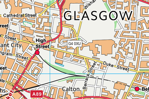 G4 0XU map - OS VectorMap District (Ordnance Survey) G4 0XU map - OS VectorMap District (Ordnance Survey)