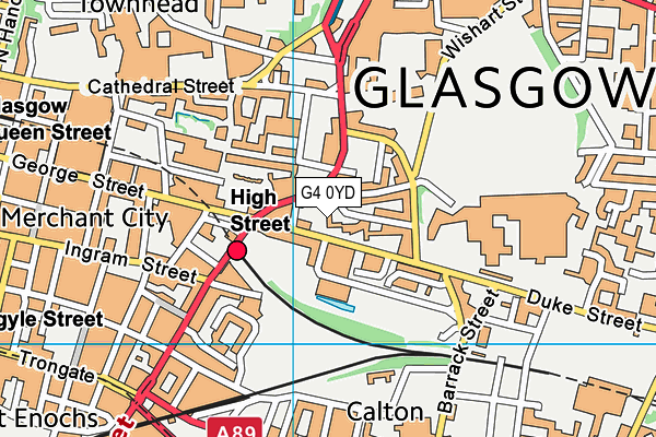 G4 0YD map - OS VectorMap District (Ordnance Survey) G4 0YD map - OS VectorMap District (Ordnance Survey)