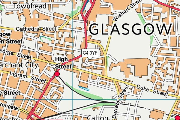 G4 0YF map - OS VectorMap District (Ordnance Survey) G4 0YF map - OS VectorMap District (Ordnance Survey)
