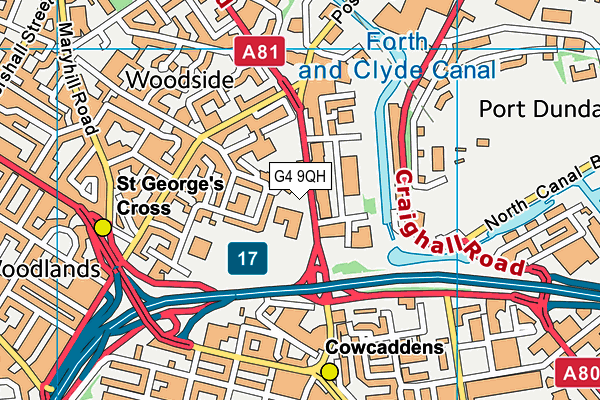 G4 9QH map - OS VectorMap District (Ordnance Survey) G4 9QH map - OS VectorMap District (Ordnance Survey)