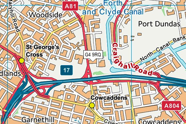 G4 9RQ map - OS VectorMap District (Ordnance Survey)