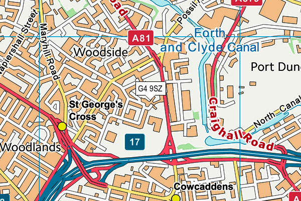 G4 9SZ map - OS VectorMap District (Ordnance Survey) G4 9SZ map - OS VectorMap District (Ordnance Survey)