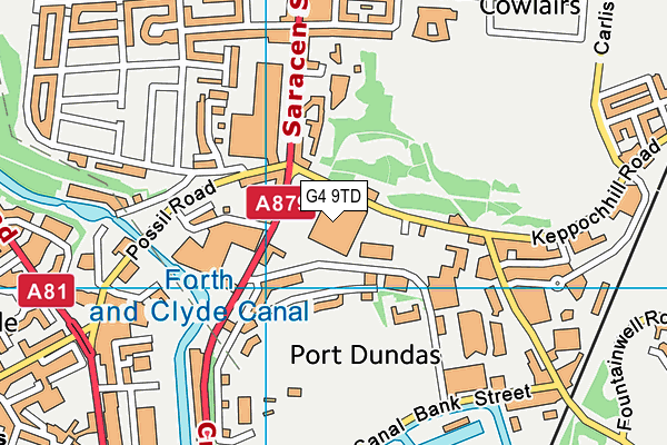 G4 9TD map - OS VectorMap District (Ordnance Survey) G4 9TD map - OS VectorMap District (Ordnance Survey)