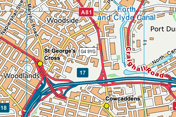 G4 9YG map - OS VectorMap District (Ordnance Survey) G4 9YG map - OS VectorMap District (Ordnance Survey)