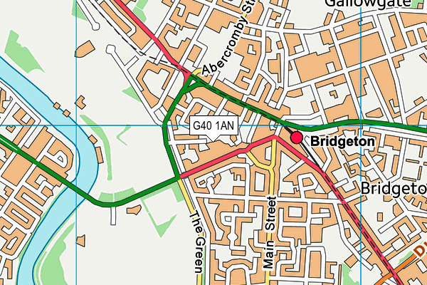 G40 1AN map - OS VectorMap District (Ordnance Survey) G40 1AN map - OS VectorMap District (Ordnance Survey)