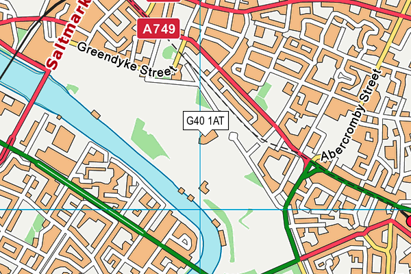 G40 1AT map - OS VectorMap District (Ordnance Survey) G40 1AT map - OS VectorMap District (Ordnance Survey)
