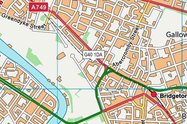 G40 1DA map - OS VectorMap District (Ordnance Survey) G40 1DA map - OS VectorMap District (Ordnance Survey)