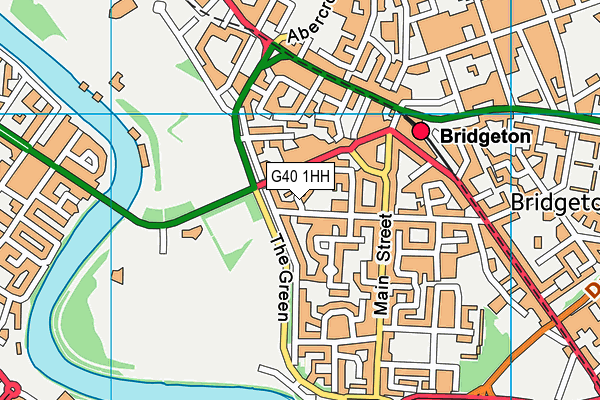 G40 1HH map - OS VectorMap District (Ordnance Survey) G40 1HH map - OS VectorMap District (Ordnance Survey)