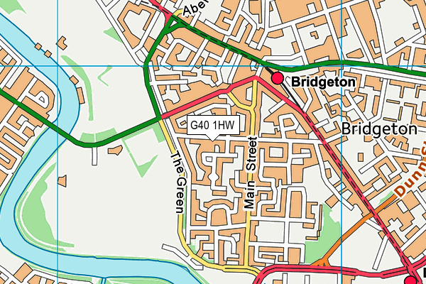 G40 1HW map - OS VectorMap District (Ordnance Survey) G40 1HW map - OS VectorMap District (Ordnance Survey)