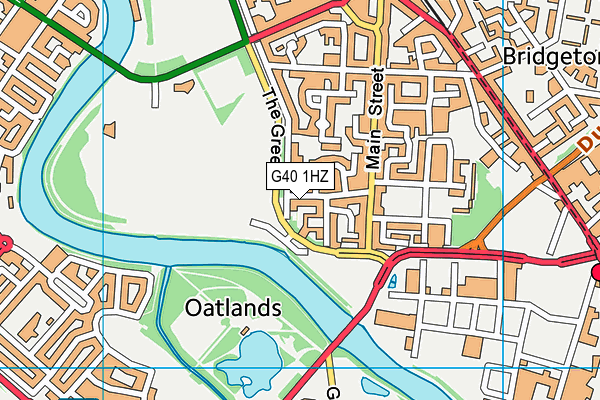 G40 1HZ map - OS VectorMap District (Ordnance Survey) G40 1HZ map - OS VectorMap District (Ordnance Survey)
