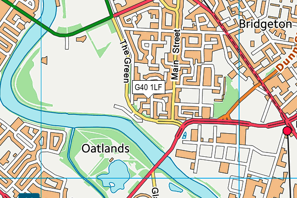 G40 1LF map - OS VectorMap District (Ordnance Survey) G40 1LF map - OS VectorMap District (Ordnance Survey)