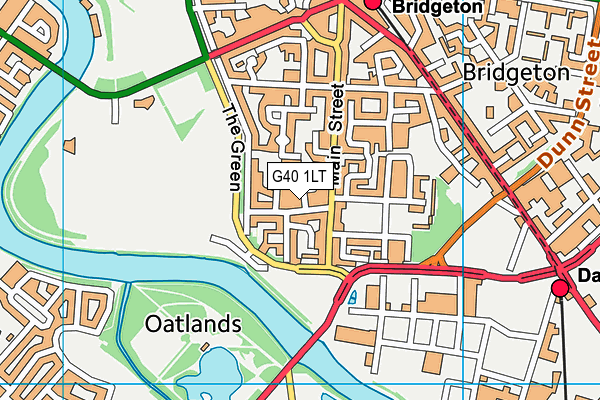 G40 1LT map - OS VectorMap District (Ordnance Survey) G40 1LT map - OS VectorMap District (Ordnance Survey)