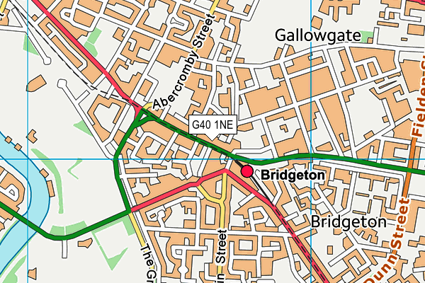 G40 1NE map - OS VectorMap District (Ordnance Survey) G40 1NE map - OS VectorMap District (Ordnance Survey)
