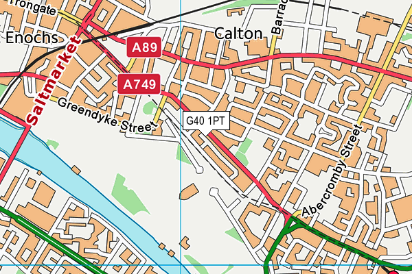 G40 1PT map - OS VectorMap District (Ordnance Survey) G40 1PT map - OS VectorMap District (Ordnance Survey)
