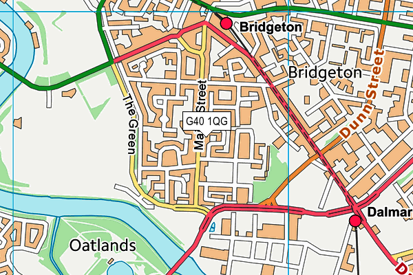 G40 1QG map - OS VectorMap District (Ordnance Survey) G40 1QG map - OS VectorMap District (Ordnance Survey)