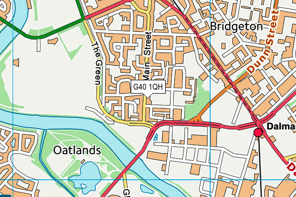 G40 1QH map - OS VectorMap District (Ordnance Survey) G40 1QH map - OS VectorMap District (Ordnance Survey)