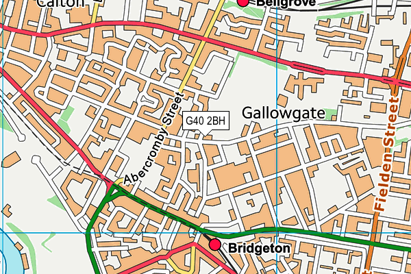 G40 2BH map - OS VectorMap District (Ordnance Survey) G40 2BH map - OS VectorMap District (Ordnance Survey)