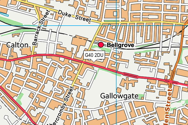 G40 2DU map - OS VectorMap District (Ordnance Survey) G40 2DU map - OS VectorMap District (Ordnance Survey)