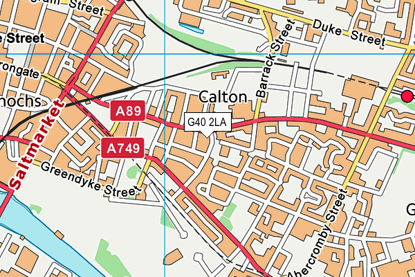 G40 2LA map - OS VectorMap District (Ordnance Survey) G40 2LA map - OS VectorMap District (Ordnance Survey)